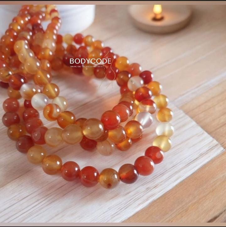 Carnelian Strings for Stimulating creativity attracting Sucess and Wealth 
₹ - 3500/- + Certificate