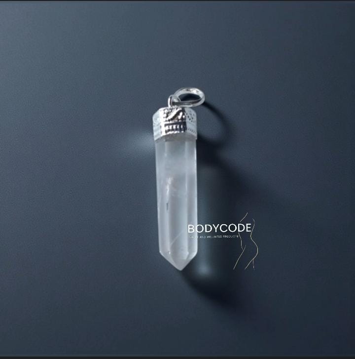 Clear Quarts pendent 
₹ - 1500/- + certificate